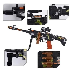 تفنگ اسباب بازی مسلسل لیزری ارتشی (machin gun)_اسباب بازی